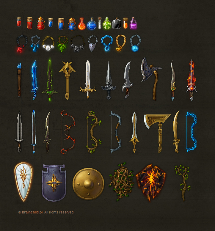 warlock icon set