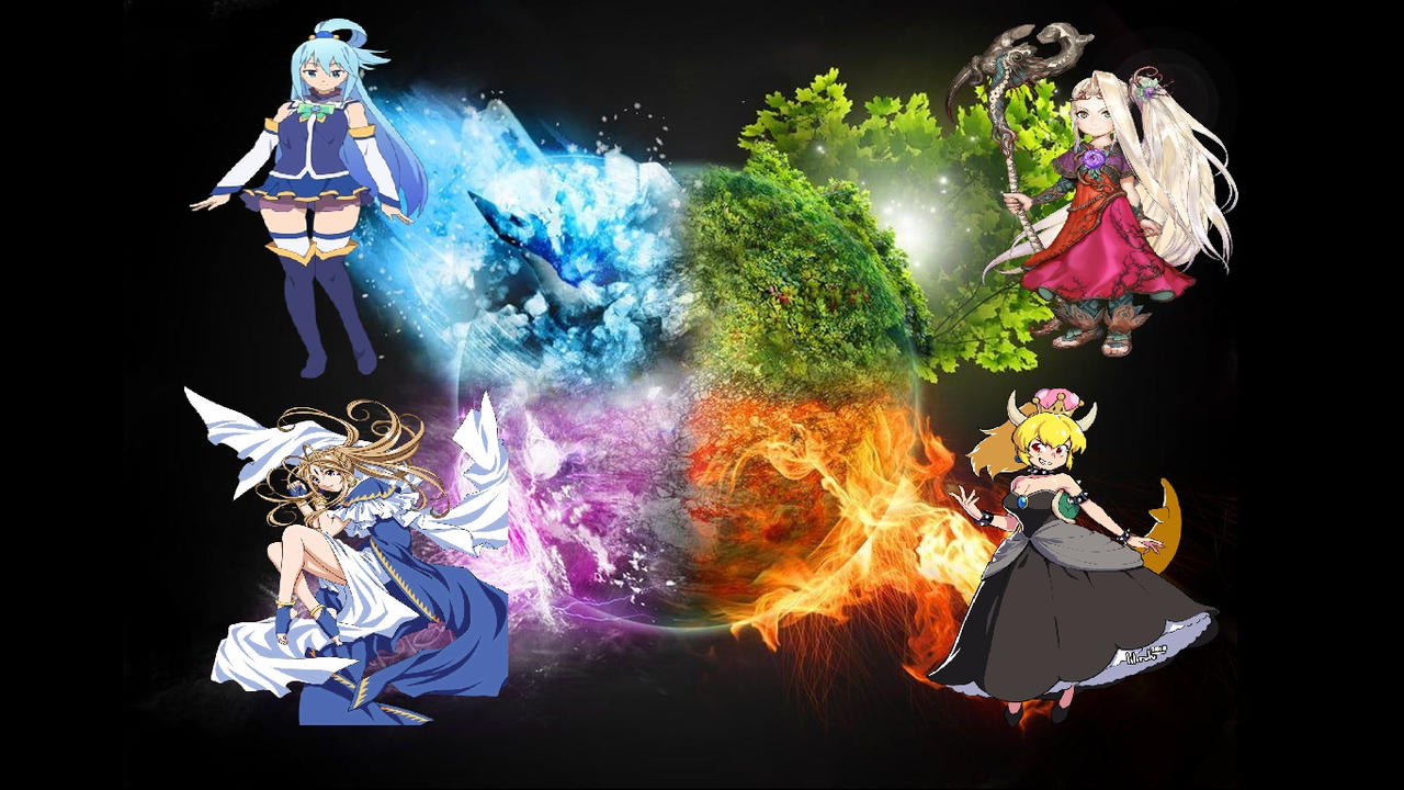 Magvel Elemental Goddesses of Magvel by SuperToonami708 on DeviantArt