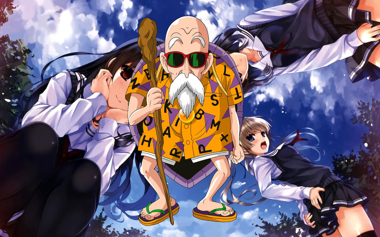 Master Roshi On Red Robe Master Roshi by SuperToonami708 on DeviantArt