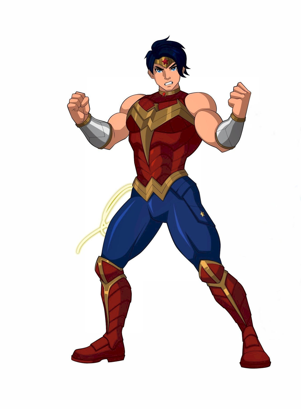 Wonder Rising Action Wonder Warrior Action Pose by Wizardbane on DeviantArt