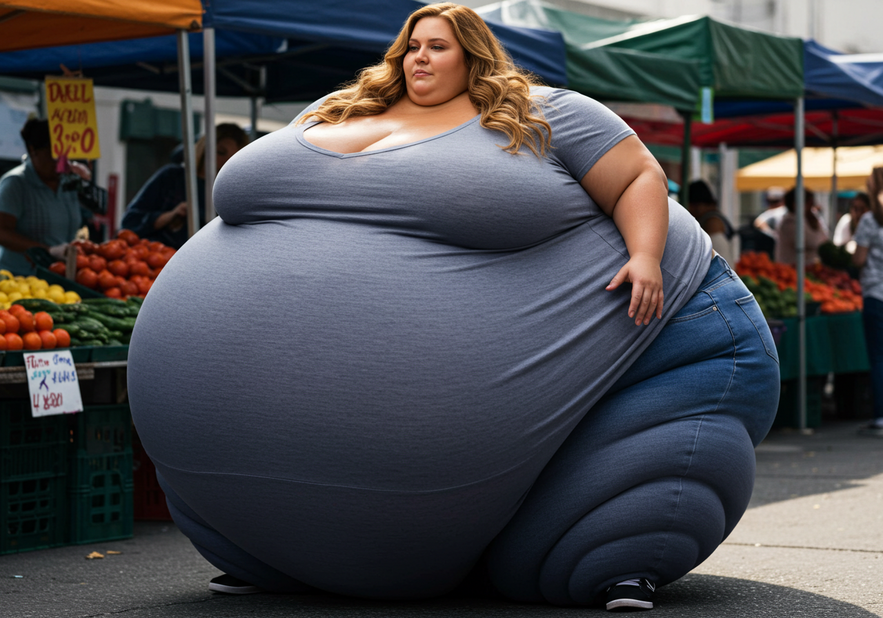 Inflanted Inflated woman by kamtaK on DeviantArt