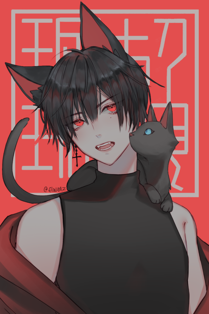 Black cat deals boy