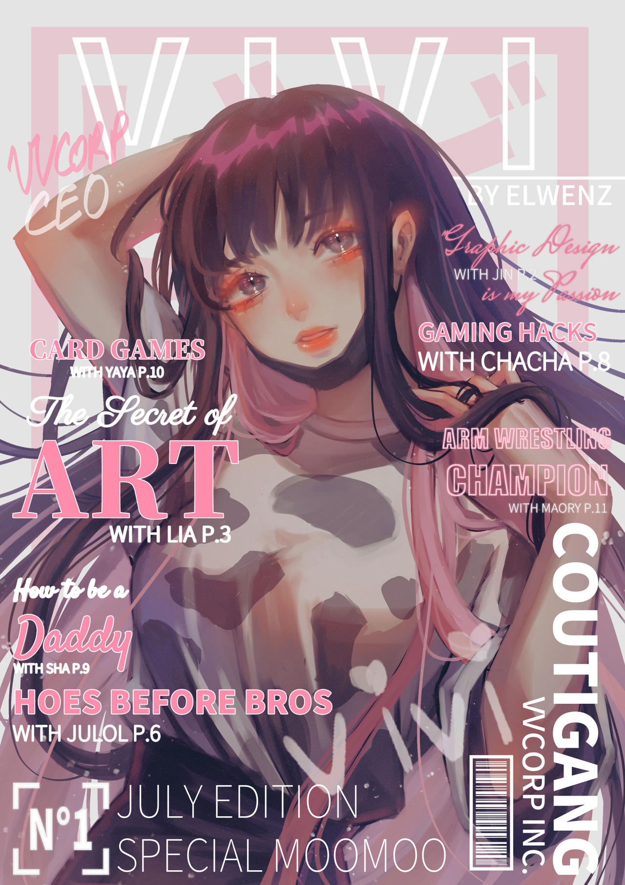 Anime Magazine Cover of VIVI by Elwenz on DeviantArt