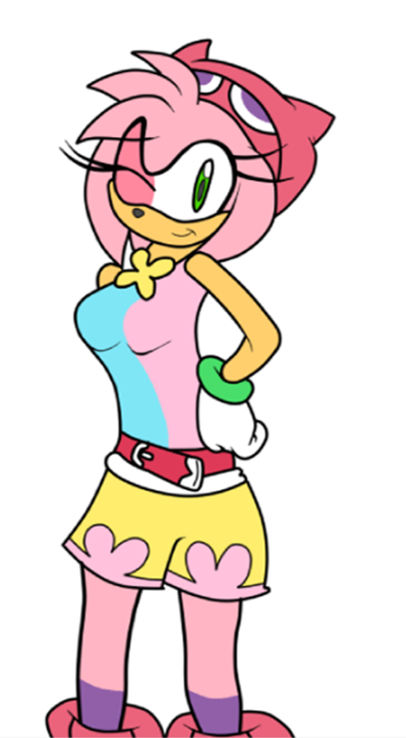 Puyo Pop Amy Rose (Color version)