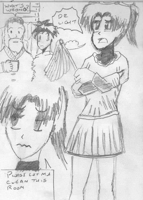 Manga rockman megamix sketch 4