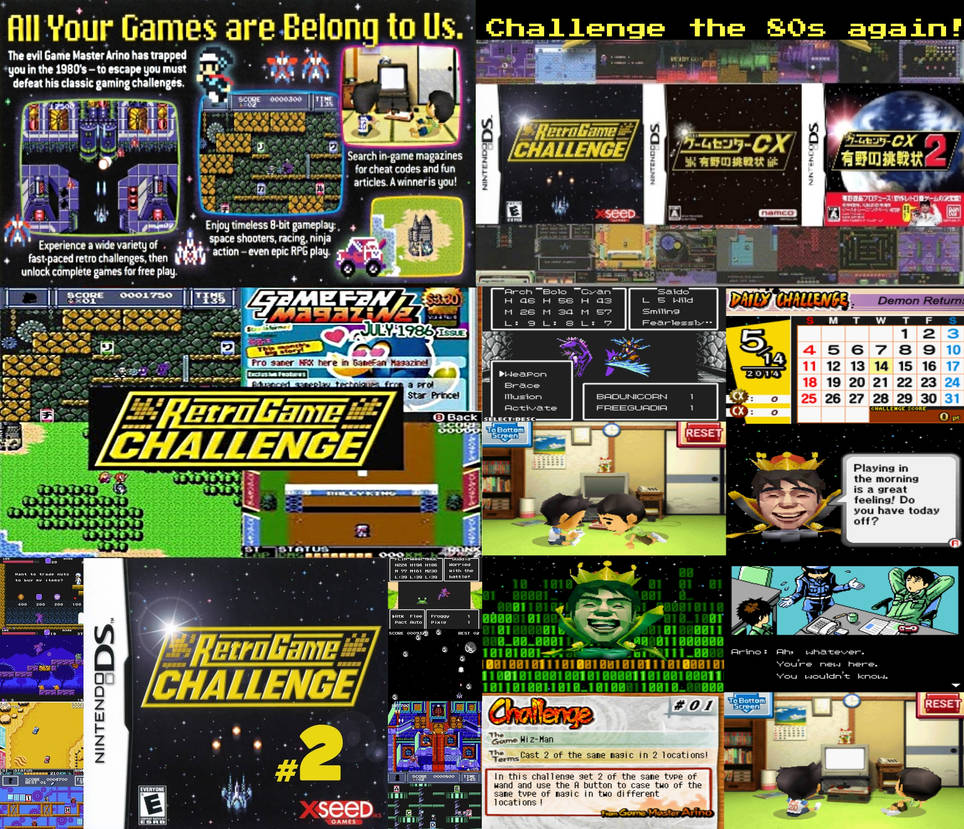 gamecenter cx (1+2 DS) challenge by retroreloads on DeviantArt