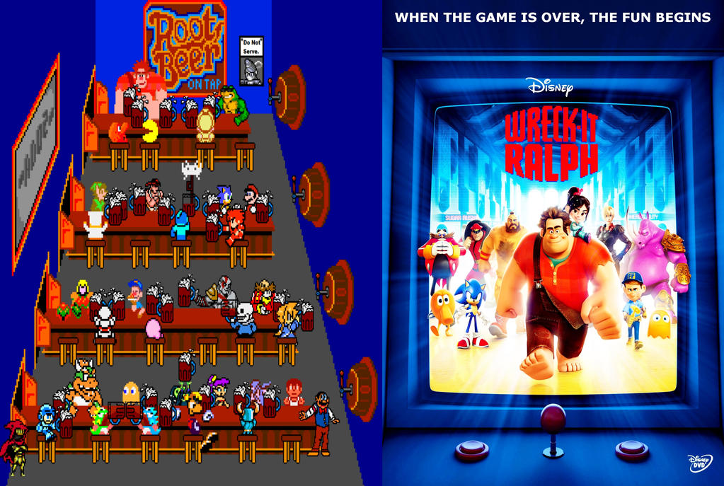Wreck it ralph tapper combo edit by retroreloads on DeviantArt
