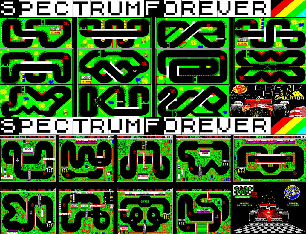 35th anniversary zx spectrum - Grandprix simulator by retroreloads on ...