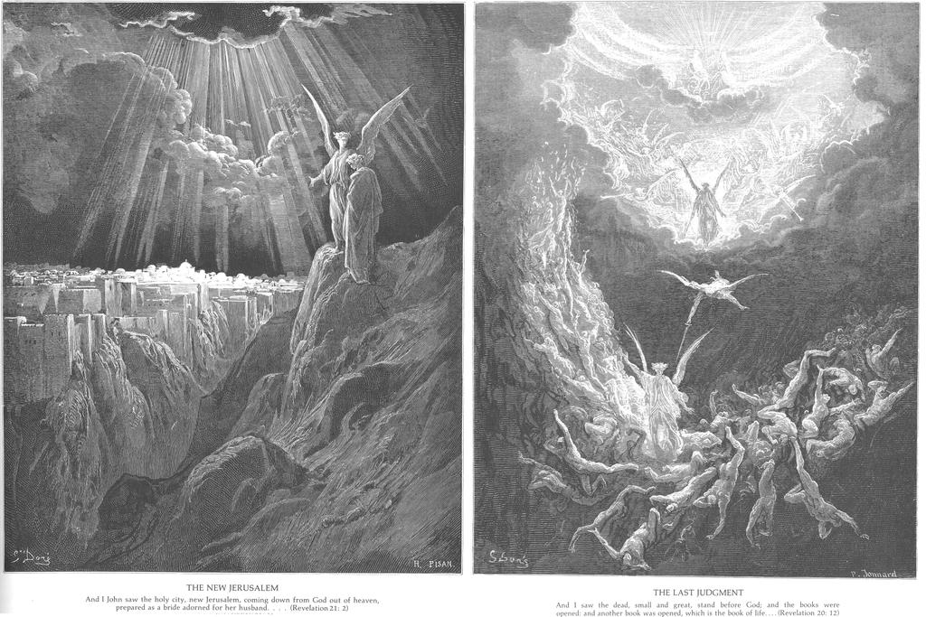 Gustave Dore Illustrations On Revelation Jerusalem By Retroreloads On