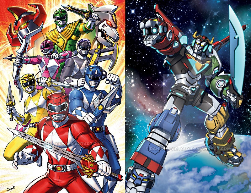 Voltron-powerangers By Dan The Artguy combo edit by retroreloads on ...