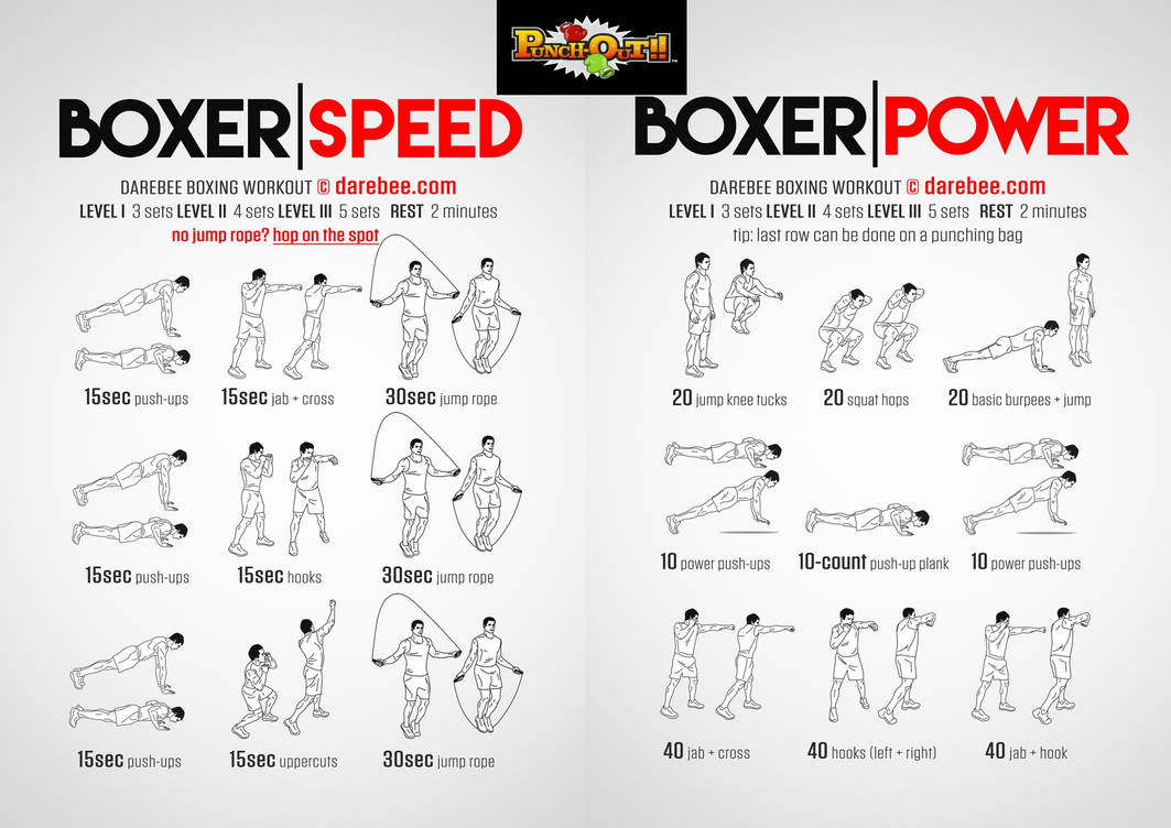 Darebee boxer-power-workout by retroreloads on DeviantArt