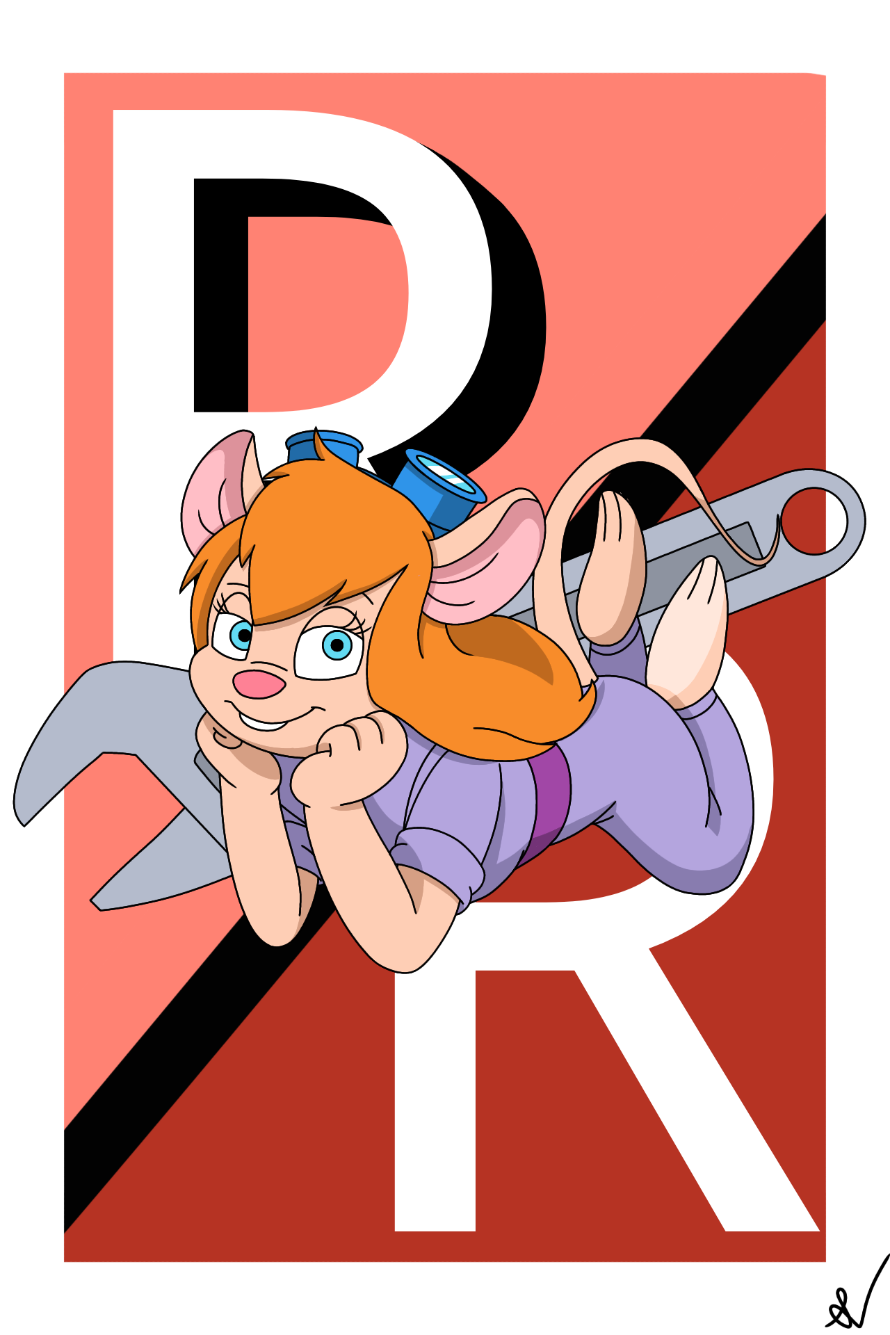 Gadget Rescure Ranger Rescue rangers gadget by shenvalor by retroreloads on DeviantArt
