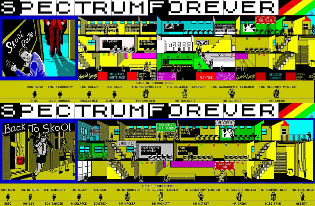 ZX Spectrum Back To School And School Days by retroreloads on DeviantArt