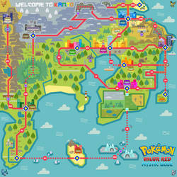 Kanto Reboot Map (Sword and Shield Style)