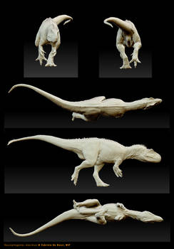 Saurophaganax maximus - 3D-model in progress