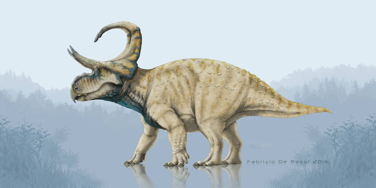 Earth Archives - Machairoceratops cronusi by FabrizioDeRossi