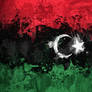 Libyan Revolution Flag Wall