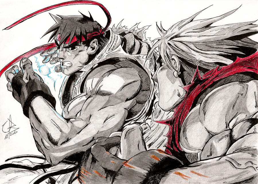 Street Fighter Ryu vs Ken