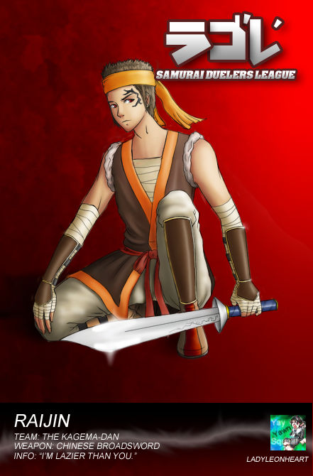 Raijin by ladyleonheart by Kagema-dan on DeviantArt