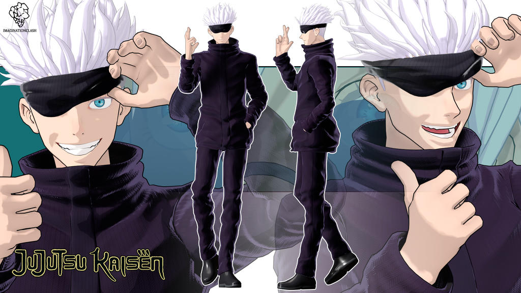 Adult Gojo Render by imaginationclash on DeviantArt