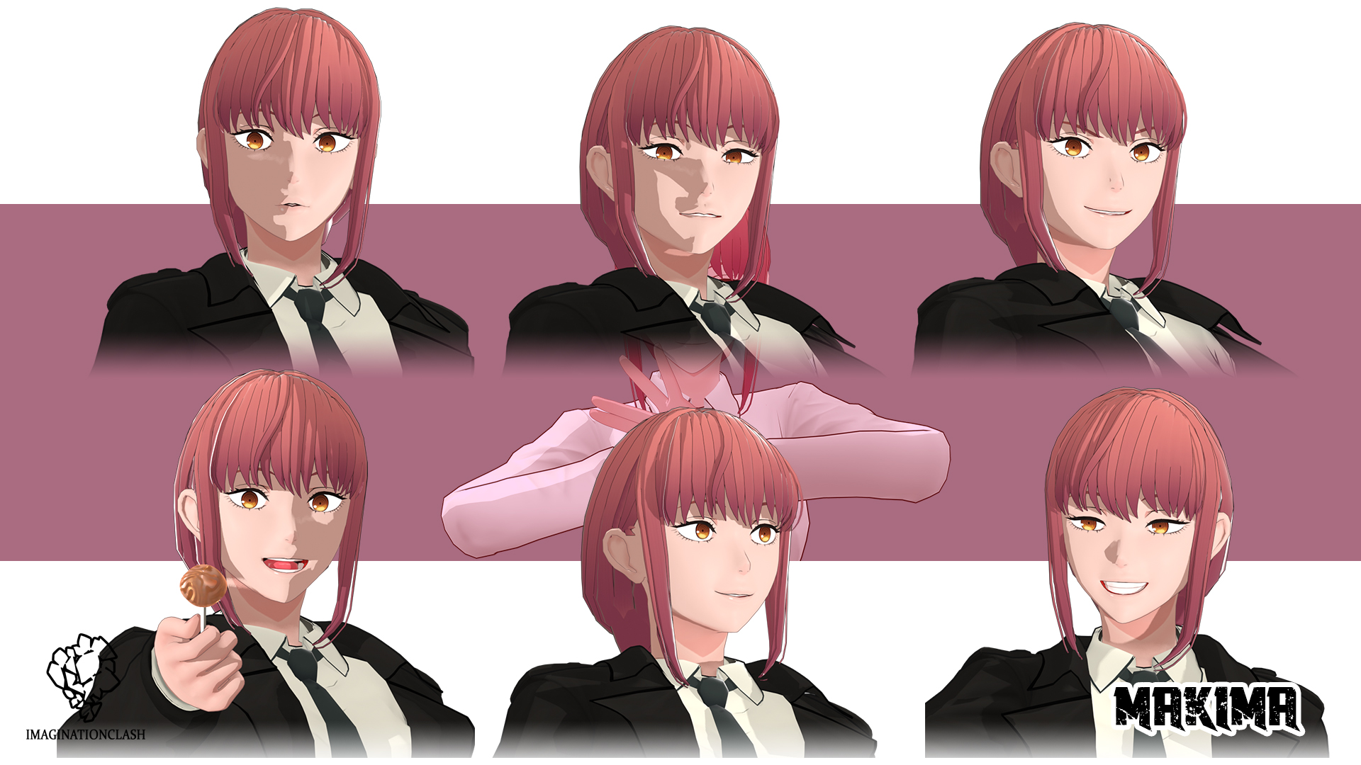 Makima 3D model by imaginationclash on DeviantArt