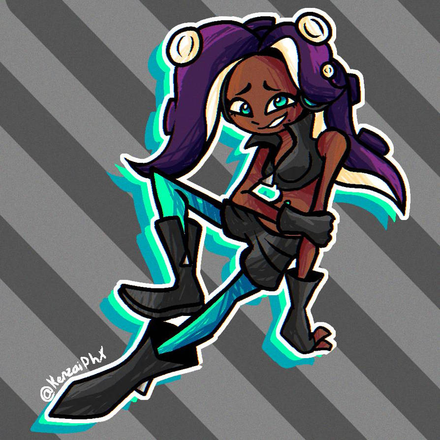 Splatoon Sea Deviantart Splatoon Marina Fan Art by KenzaiPhx on DeviantArt