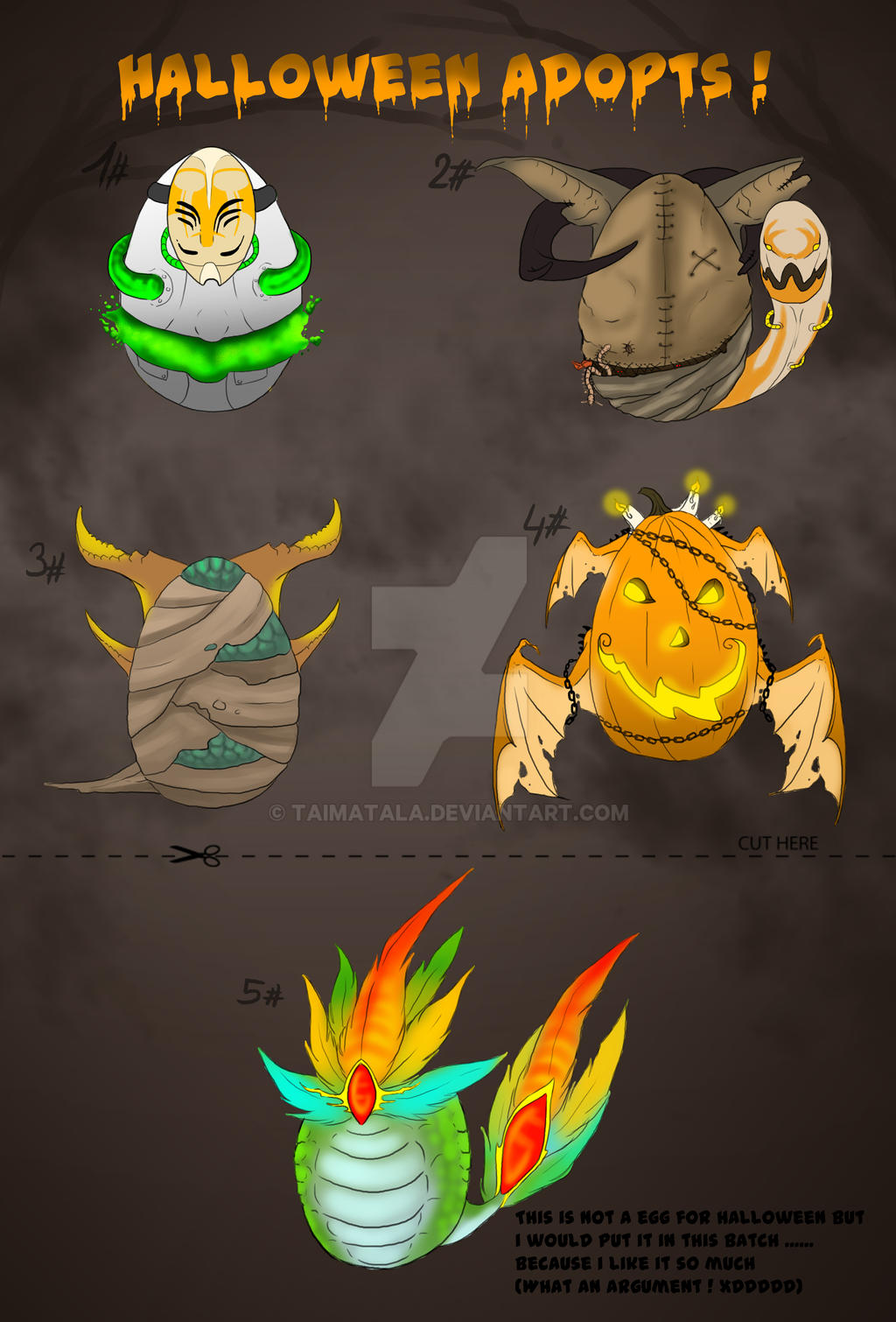 [Special] Halloween Egg Adopts -CLOSED-