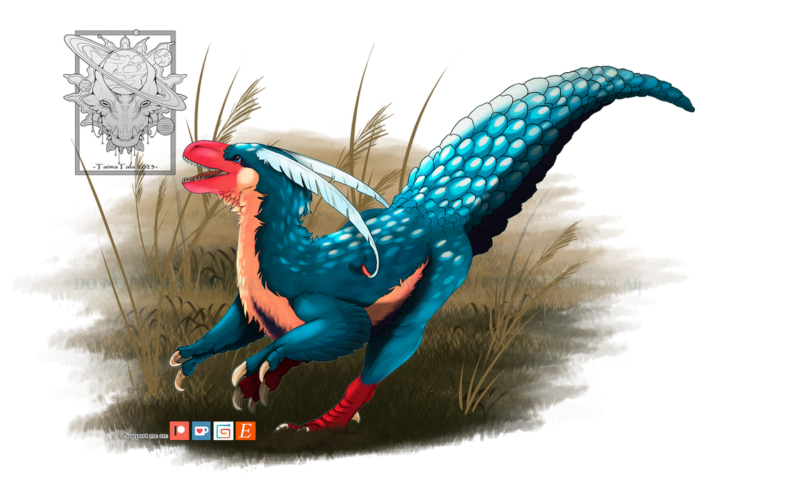 -Fluffy Raptor- by TaimaTala on DeviantArt