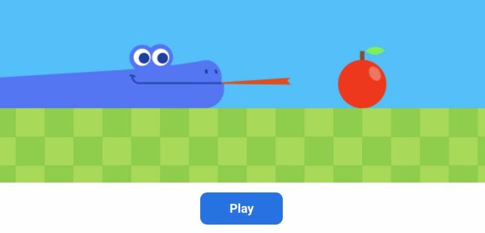 Google Snake Game  135 Score 