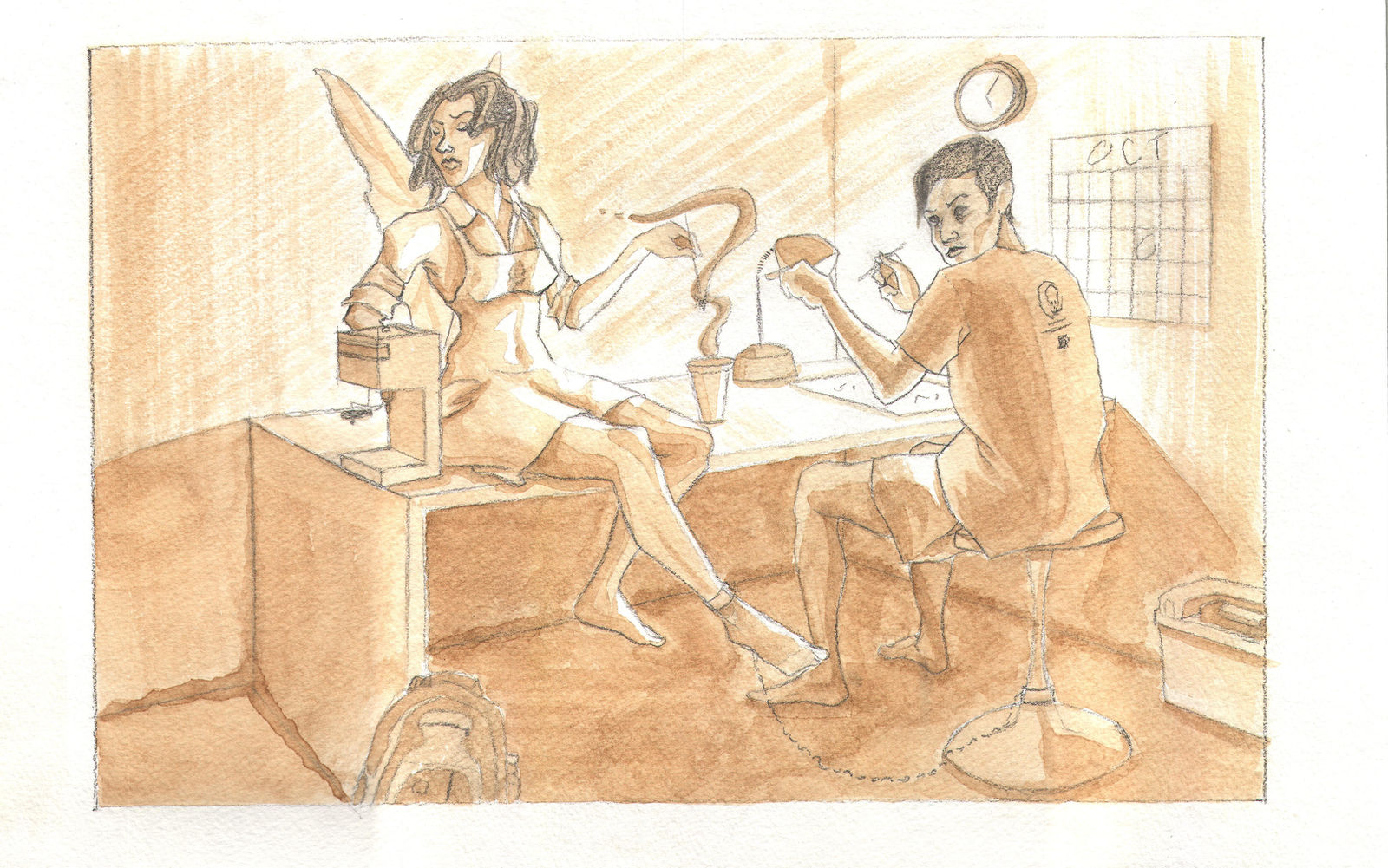 Art 28: Coffee Illustration