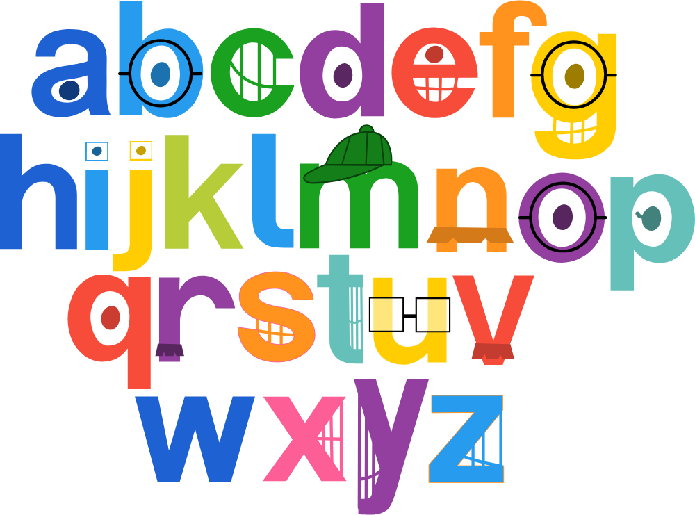 Less Letters The lowercase letters of JaydenToons by BJCryor25 on DeviantArt