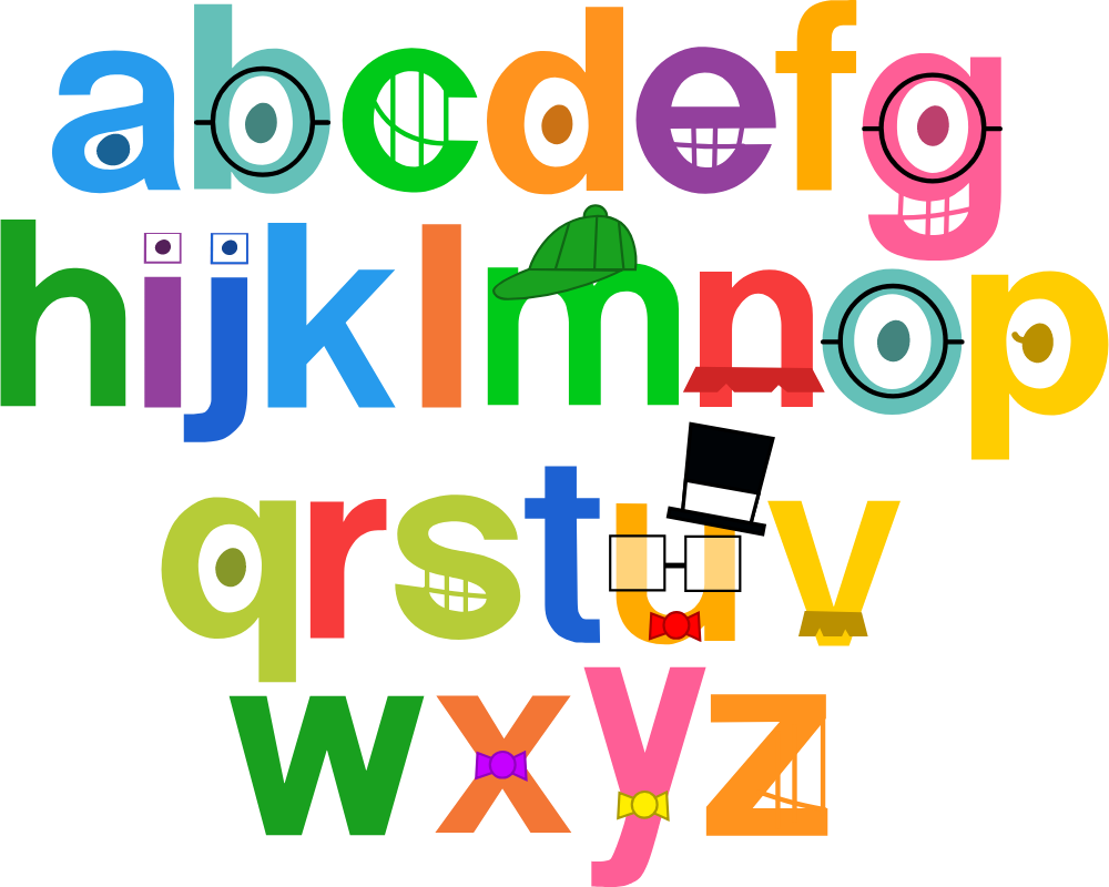 My TVOkids Letters in PFP Colors by BJCryor25 on DeviantArt