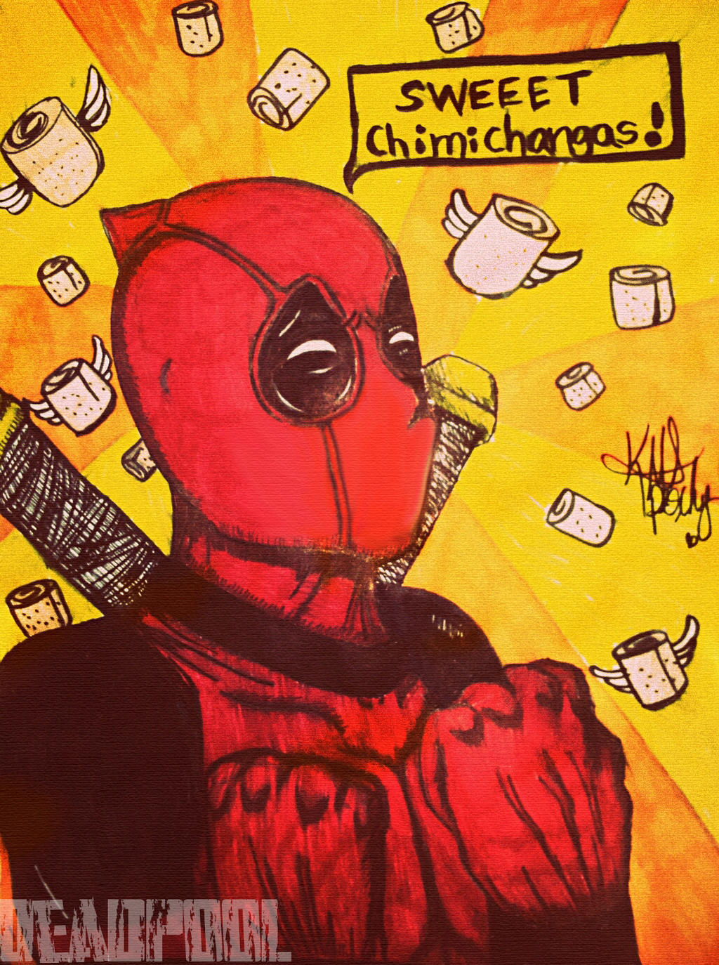 Deadpool(CHIMICHANGAS!) by peachy15 on DeviantArt