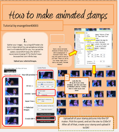 Tutorial On How To Make Animated Gif Stamps by writeddreams2reality on ...