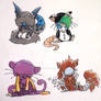 Custom Adopts/ commish cuties--- examples