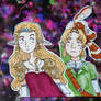 Link, Mia and Zelda cut outs