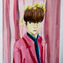 Jungkook Pink Watercolor