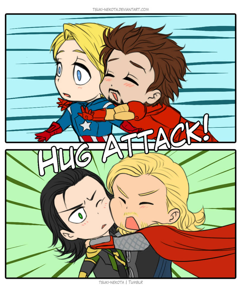 Surprise Hug Attack! by AHA010 on DeviantArt