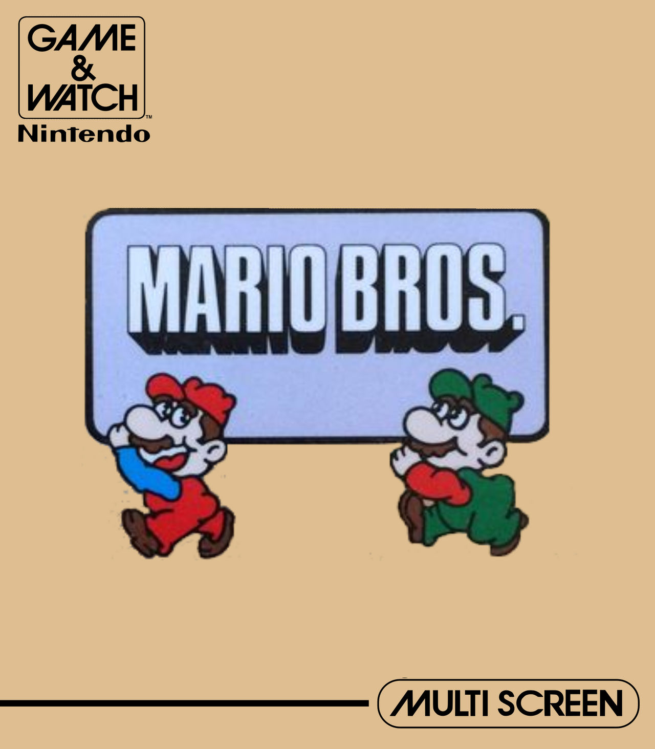 Game and Watch Mario Bros label by soyen3d on DeviantArt