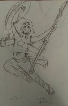 Pearl and Steven Rainbow Quartz Fusion