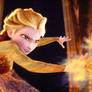 Fire Elsa figthing