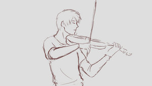 Violinist Todoroki (animation)