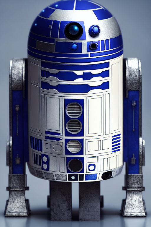 Rusty R2 D2 R2-D2 portrait by Cryptograf7 on DeviantArt