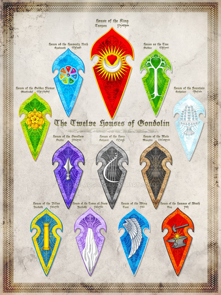 Twelve Houses of the Gondolindrim - Gondolin by Aglargon on DeviantArt