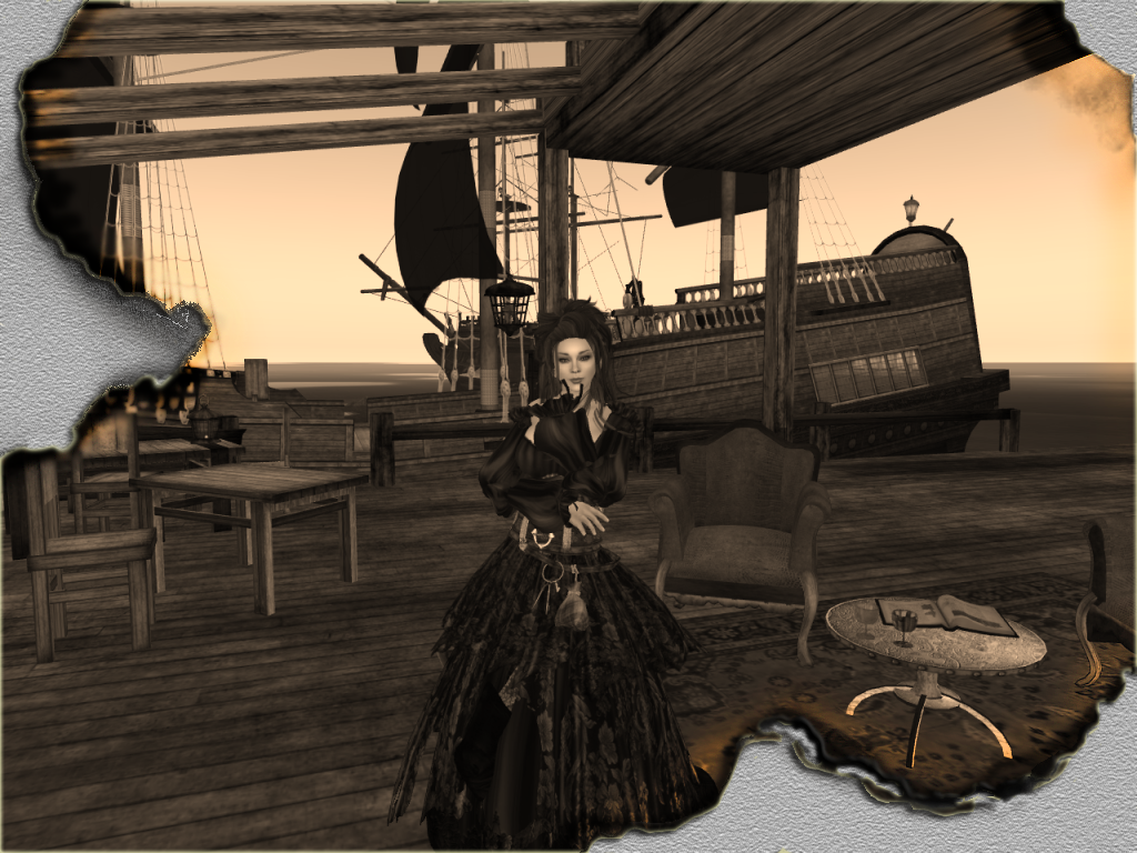 Piratelizzie Darkwatch Burned Photo