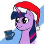 Twilight enjoys a winter tea