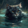 Gorgeous Cat Painting