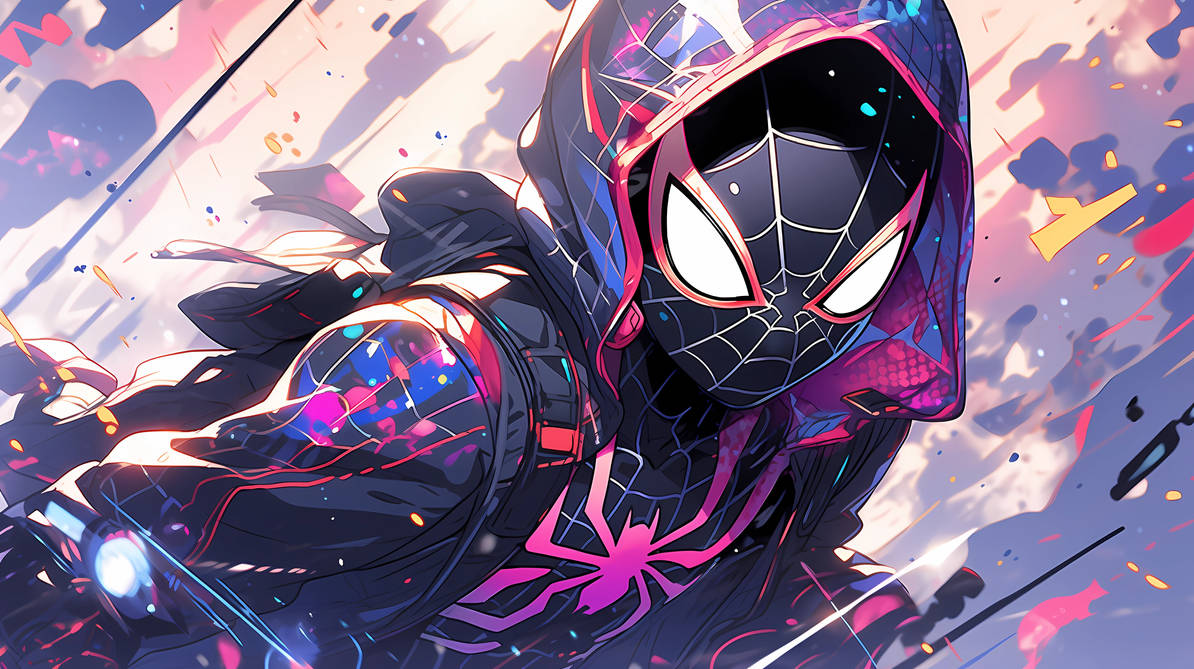 Purple Spider Man by Elffyie on DeviantArt
