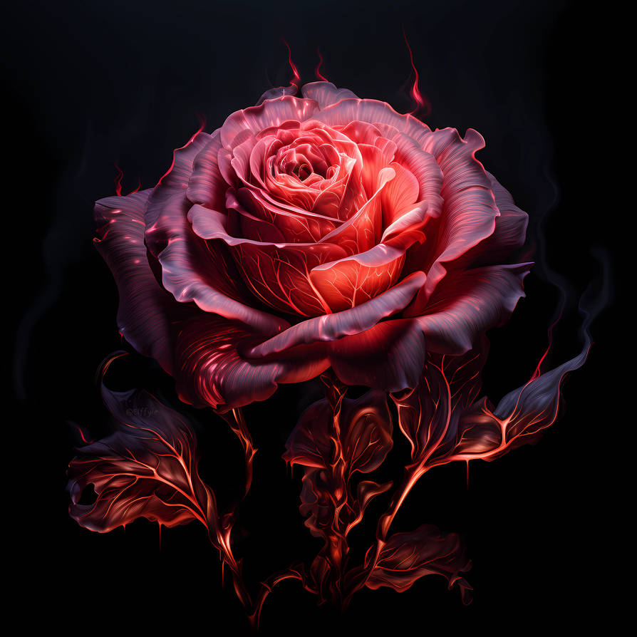 Rose by Elffyie on DeviantArt