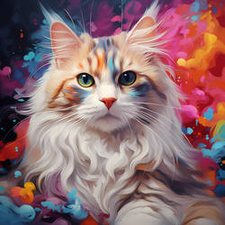 Colorful Cat